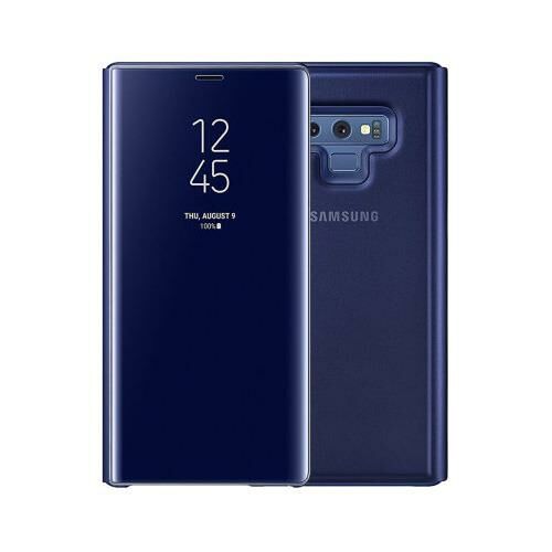 Galaxy Note 9 ile Uyumlu Clear View Cover Mavi EF-ZN960CLEGWW