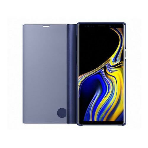 Galaxy Note 9 ile Uyumlu Clear View Cover Mavi EF-ZN960CLEGWW