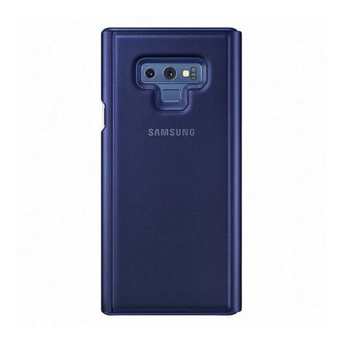 Galaxy Note 9 ile Uyumlu Clear View Cover Mavi EF-ZN960CLEGWW