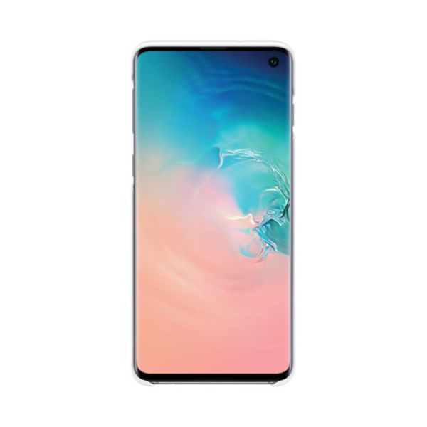 Galaxy S10 ile Uyumlu Kılıf Led Cover Beyaz EF-KG973CWEGWW (Out)