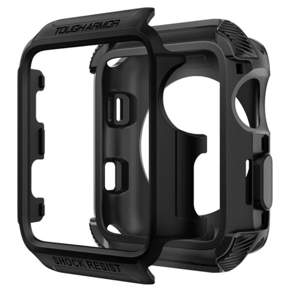 Spigen Apple Watch Series 3/2/1 ile Uyumlu Kılıf Tough Armor 2 (38mm) Matte Black