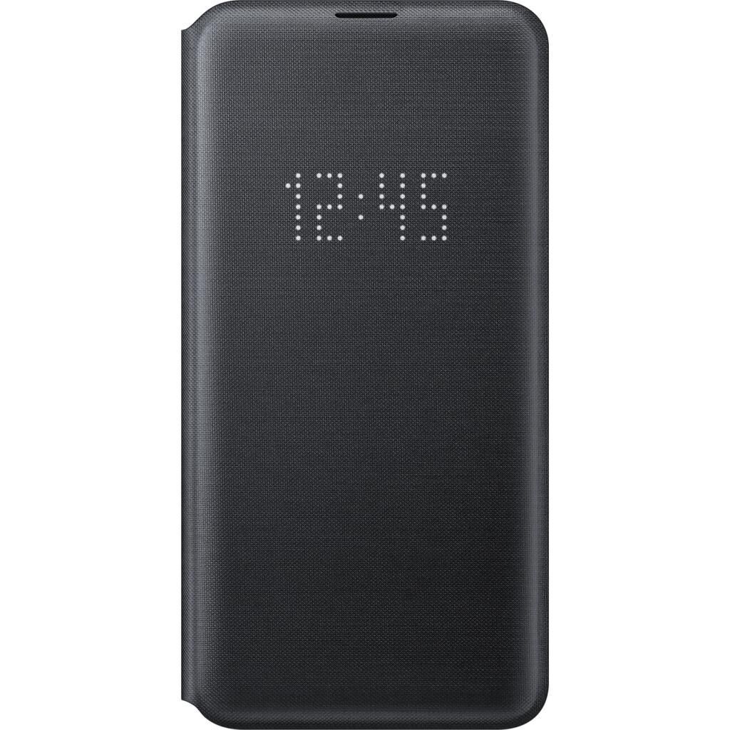 Galaxy S10e ile Uyumlu LED View Cover Kılıf Siyah EF-NG970PBEGWW (Out)