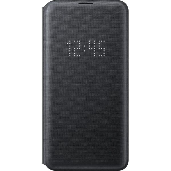 Galaxy S10e ile Uyumlu LED View Cover Kılıf Siyah EF-NG970PBEGWW (Out)