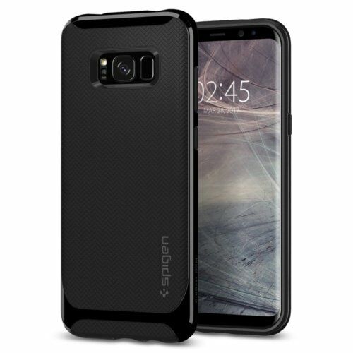 Spigen Galaxy S8 Plus ile Uyumlu Kılıf Neo Hybrid Shiny Black
