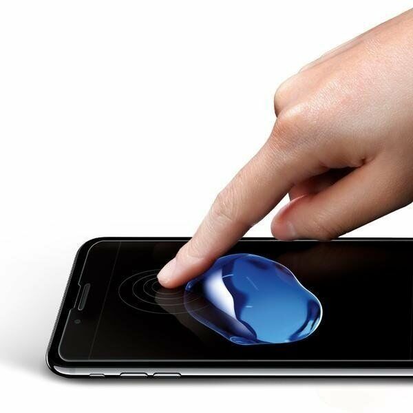 Spigen iPhone 7 Plus / 8 Plus ile Uyumlu Cam Ekran Koruyucu GLAS.tR SLIM