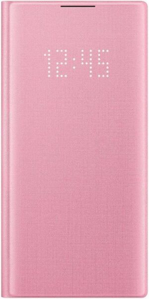 Galaxy Note 10 ile Uyumlu LED View Cover Kılıf (Pembe) EF-NN970PPEGTR