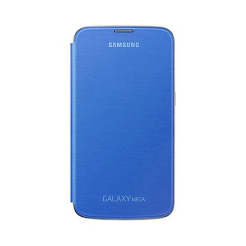 Galaxy Mega i9200 ile Uyumlu Flip Cover Kılıf Mavi EF-FI920BCEGWW