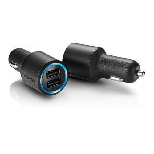 Spigen Araç Şarj Cihazı 2 Çıkışlı (5V 2A Hızlı Şarj)