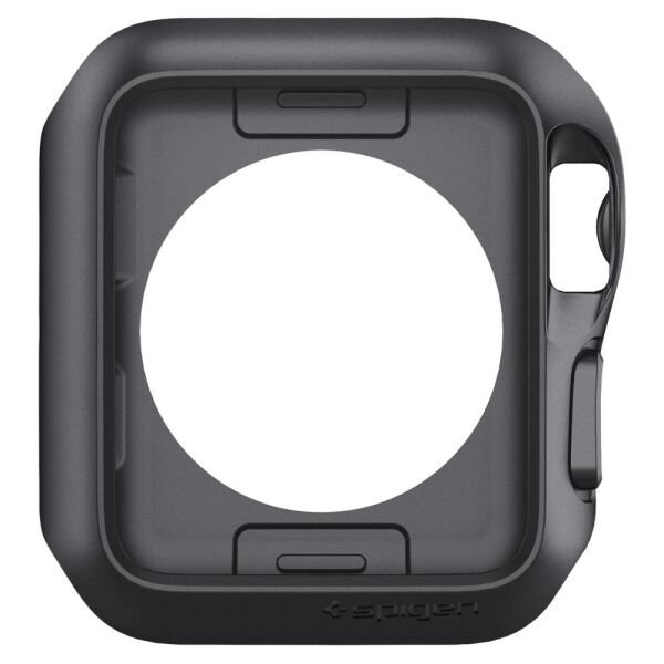 Spigen Apple Watch 1/2/3 ile Uyumlu Kılıf Slim Armor (42mm) Space Gray