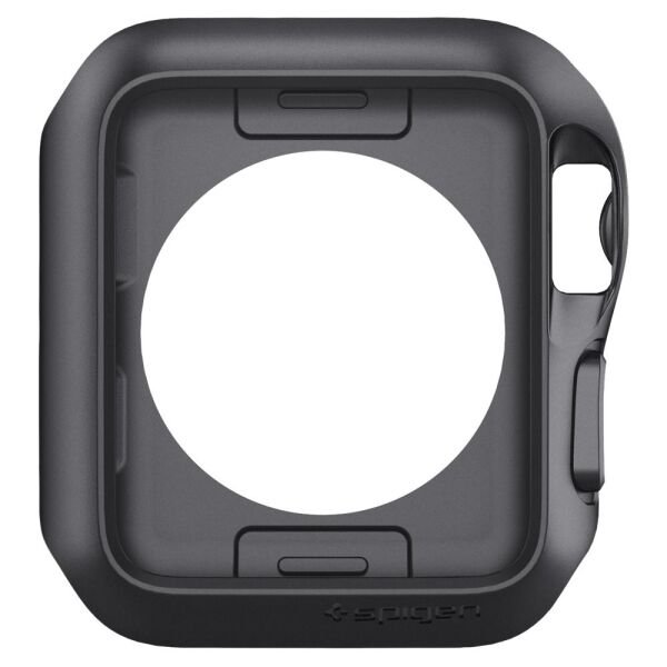 Spigen Apple Watch 1/2/3 ile Uyumlu Kılıf Slim Armor (42mm) Space Gray