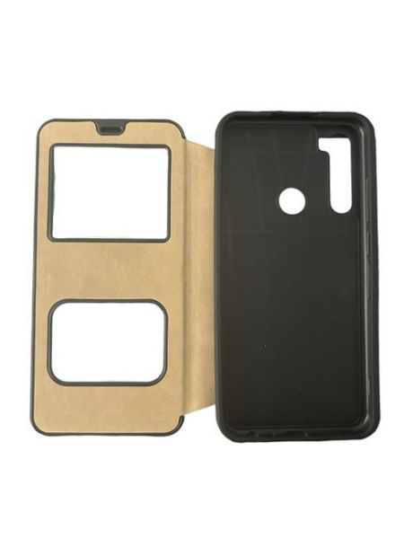 Jopus Redmi Note 8 ile Uyumlu Premium Kapaklı Kılıf Gold