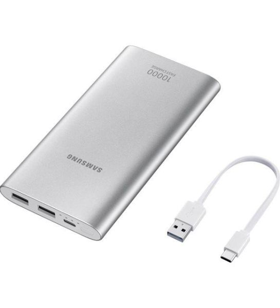 10000mAh Taşınabilir Hızlı Şarj Cihazı Gümüş  ( Type C ) EB-P1100CSEGWW (Out)