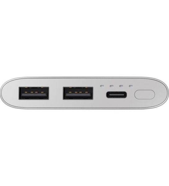 10000mAh Taşınabilir Hızlı Şarj Cihazı Gümüş  ( Type C ) EB-P1100CSEGWW (Out)