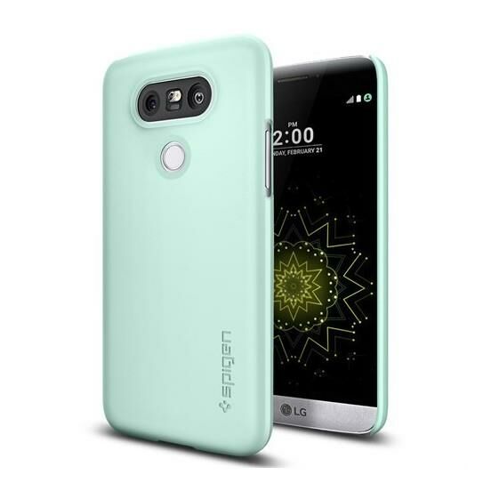 Spigen G5 ile Uyumlu Kılıf Thin Fit Mint