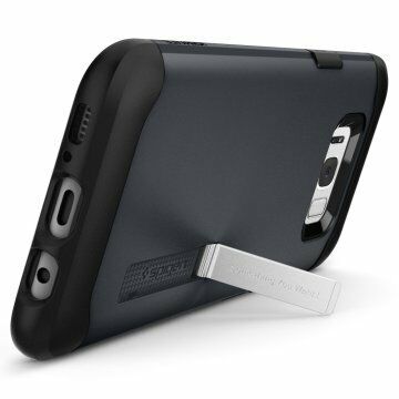 Spigen Galaxy S8 Plus ile Uyumlu Kılıf Slim Armor Metal Slate