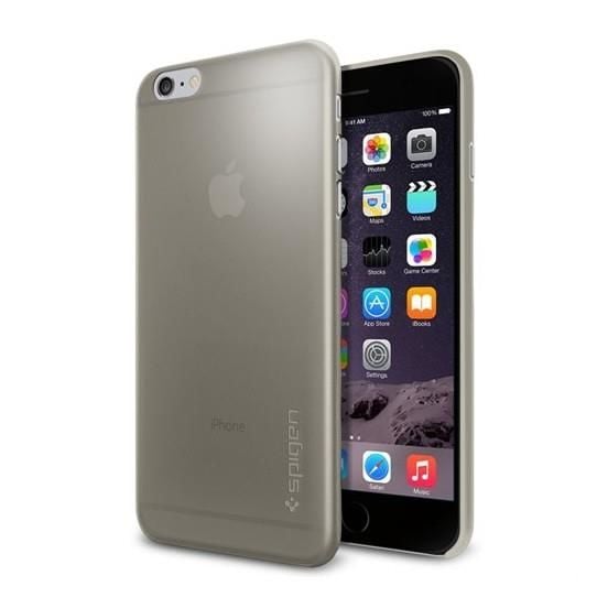 Spigen iPhone 6 Plus/6s Plus ile Uyumlu Kılıf Air Skin 0.4 mm Ultra ince Gray