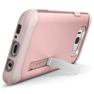Spigen Galaxy S8 Plus ile Uyumlu Kılıf Slim Armor Rose Gold