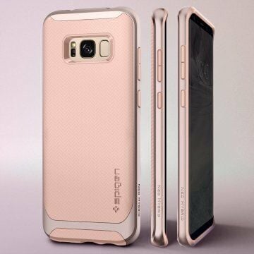 Spigen Galaxy S8 Plus ile Uyumlu Kılıf Neo Hybrid Pale Dogwood