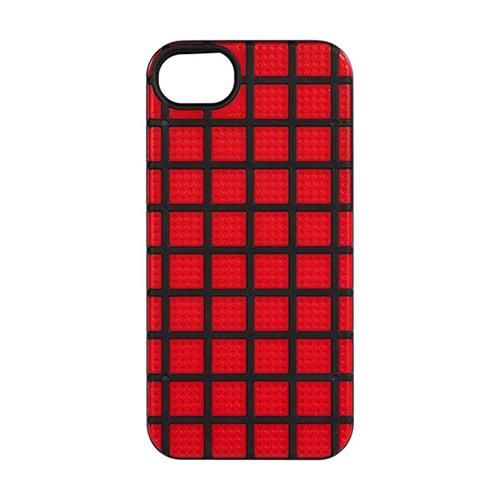 Griffin iPhone SE/5S/5 ile Uyumlu MeshUps Sert Kılıf Kırmızı GB35950