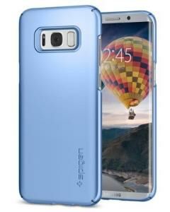 Spigen Galaxy S8 Plus ile Uyumlu Kılıf Thin Fit Blue Coral