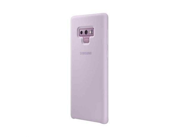 Galaxy Note 9 ile Uyumlu Kılıf Silicone Cover Mor EF-PN960TVEGWW