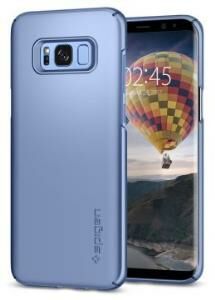 Spigen Galaxy S8 ile Uyumlu Kılıf Thin Fit Blue Coral