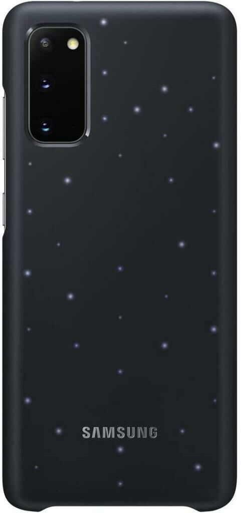Galaxy S20 ile Uyumlu LED Kılıf Siyah EF-KG980CBEGTR (Out)