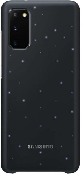 Galaxy S20 ile Uyumlu LED Kılıf Siyah EF-KG980CBEGTR (Out)