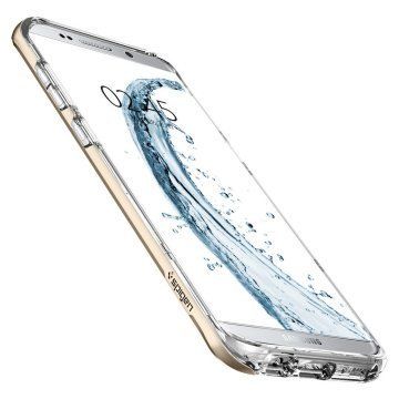 Spigen Galaxy S8 ile Uyumlu Kılıf Crystal Hybrid Gold Maple