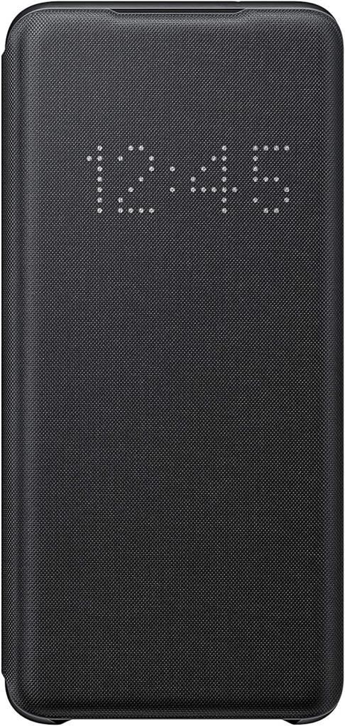 Galaxy S20 ile Uyumlu LED Kılıf Siyah EF-KG980CBEGTR