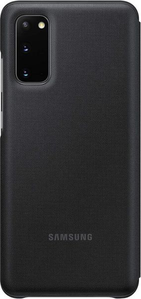 Galaxy S20 ile Uyumlu LED Kılıf Siyah EF-KG980CBEGTR