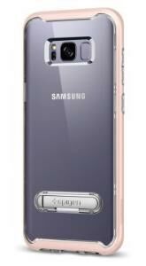 Spigen Galaxy S8 ile Uyumlu Kılıf Crystal Hybrid Pink