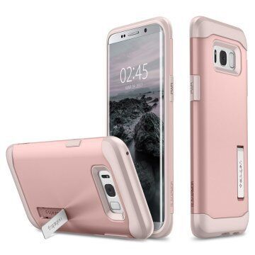 Spigen Galaxy S8 ile Uyumlu Kılıf Slim Armor Rose Gold