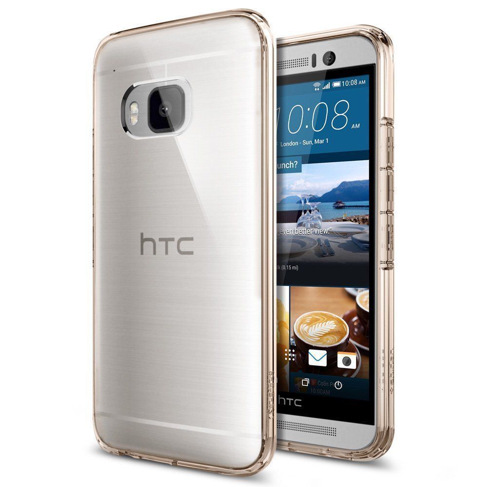 Spigen One M9 ile Uyumlu Kılıf Ultra Hybrid Champagne Gold (Out)