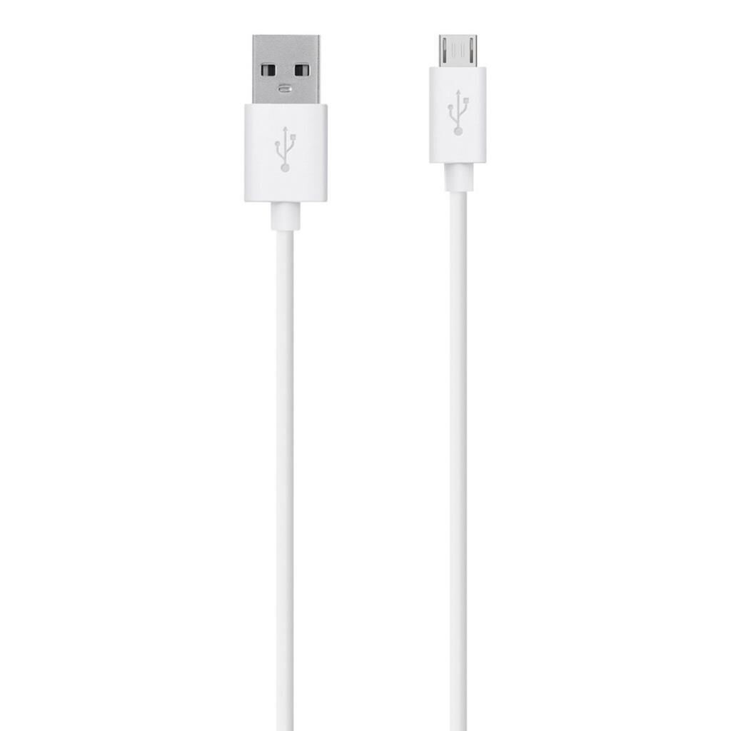 Belkin F2CU012bt04 WHT Micro Usb Şarj Ve Senk. Kablosu 1.2m Beyaz