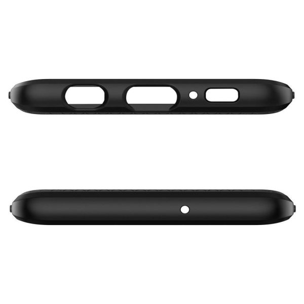 Spigen Galaxy S10 Plus ile Uyumlu Kılıf Liquid Air Matte Black
