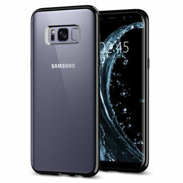 Spigen Galaxy S8 ile Uyumlu Kılıf Ultra Hybrid Jet Black
