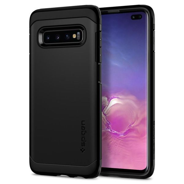 Spigen Galaxy S10 Plus ile Uyumlu Kılıf Tough Armor XP Black
