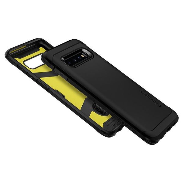 Spigen Galaxy S10 Plus ile Uyumlu Kılıf Tough Armor XP Black