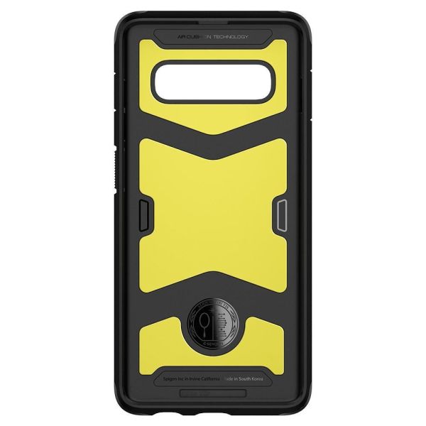 Spigen Galaxy S10 Plus ile Uyumlu Kılıf Tough Armor XP Black