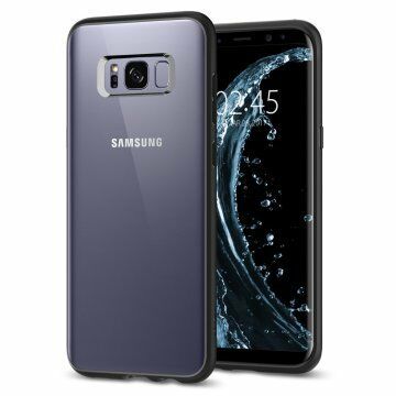 Spigen Galaxy S8 ile Uyumlu Kılıf Ultra Hybrid Matte Black