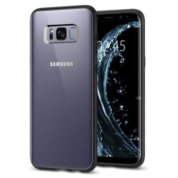 Spigen Galaxy S8 ile Uyumlu Kılıf Ultra Hybrid Matte Black