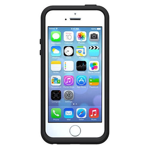Otterbox iPhone SE/5S/5 ile Uyumlu Symmetry Kılıf Siyah (Out)