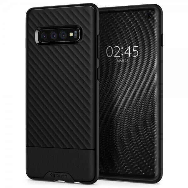 Spigen Galaxy S10 Plus ile Uyumlu Kılıf Core Armor Black