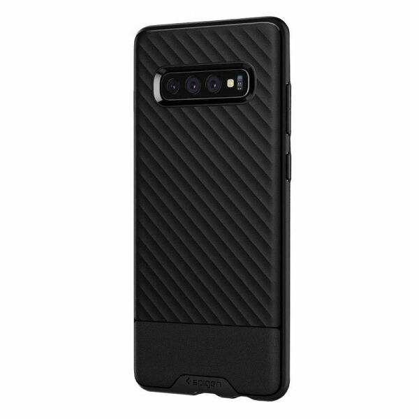 Spigen Galaxy S10 Plus ile Uyumlu Kılıf Core Armor Black