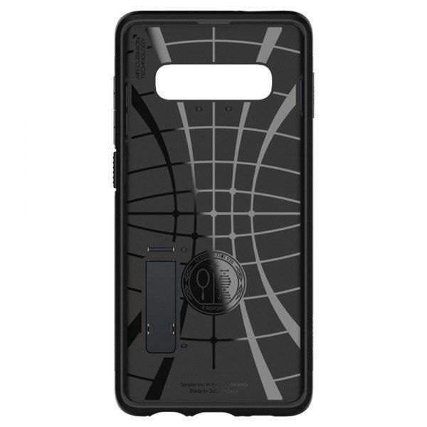 Spigen Galaxy S10 Plus ile Uyumlu Kılıf Slim Armor Metal Slate