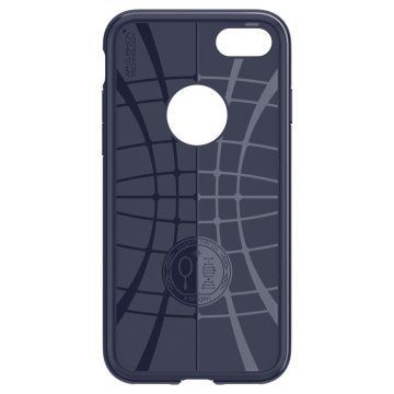 Spigen iPhone 7/8 ile Uyumlu Kılıf Rugged Armor Midnight Blue