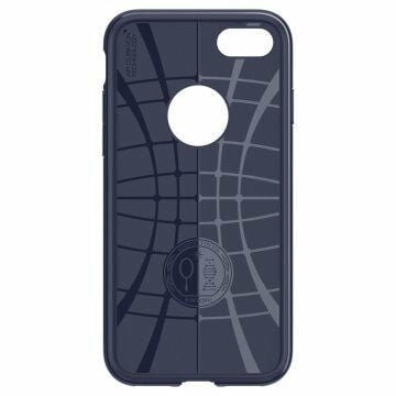 Spigen iPhone 7/8 ile Uyumlu Kılıf Rugged Armor Midnight Blue