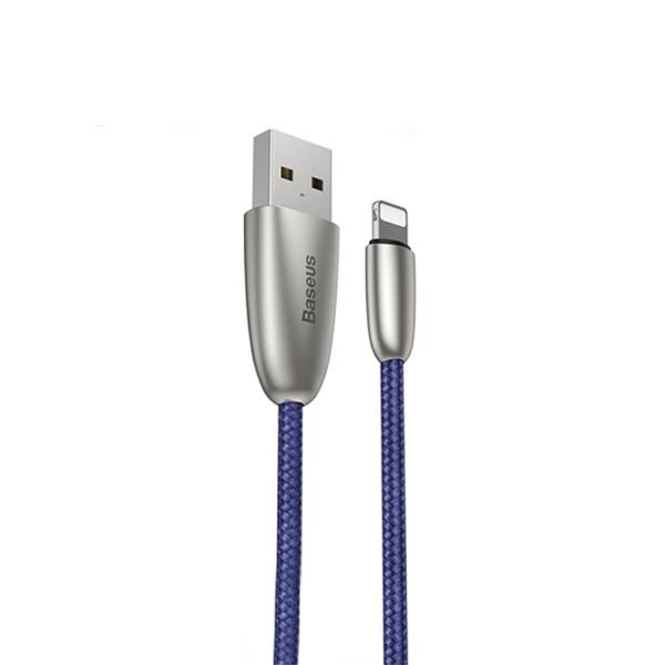 Baseus Torch Lightning Şarj Kablosu Mavi 2M CALHJ-B15
