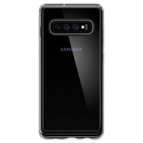 Spigen Galaxy S10 Plus ile Uyumlu Kılıf Crystal Hybrid Crystal Clear